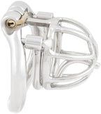 TERNENCE Male Chastity Device with Removable PA Puncture Hinged Ring Small Cock Cage Sex Toy K1840 40mm