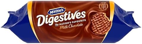 McVities Milk Chocolate Digestives Roll (266-gram) 2-pack Imported from UK