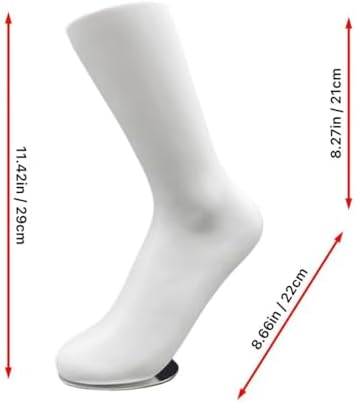 Plastic Women Female Foot Model,Sock Mannequin Foot Display for Retail Socks Foot Ankle Jewelry Display (1)