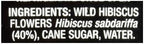 Wild Hibiscus Flowers in Syrup | 50 Edible Flowers Per Jar | Perfect as a Champagne Garnish | 100% Natural, Kosher, Pareve | Use Syrup and Flowers for Desserts and Cocktails, 2.5 lbs