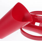 Elderly Nursing Drinking Cup with Two Handles, Red Choking-proof Spill-resistant Liquid Feeding Aid for Disabled Patients and Bedridden Care