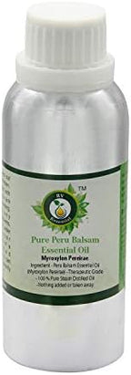 Peru Balsam Essential Oil | Myroxylon Pereirae | Peru Balsam Oil | Balsam Peru Essential Oil | 100% Pure Natural | Steam Distilled | Therapeutic Grade | 630ml | 21oz by R V Essential