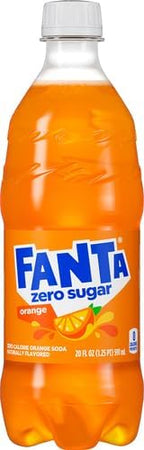 Fanta Zero Sugar Orange 20oz