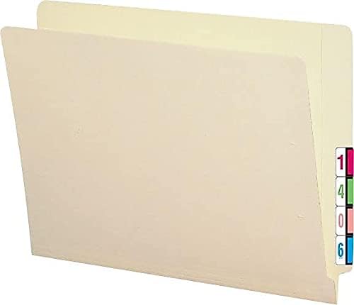 Smead BCCRN Bar-Style Color-Coded Numeric Label, 1, Label Roll, Red, 500 Labels per Roll (67371)