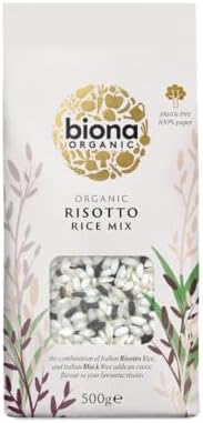 Biona Organic Risotto Rice Mix Black Venus and White Arborio Rice 500 g (Pack of 3)