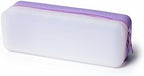 Disposable Daily Contact-Lens Case Organizer, Travel-Friendly, Premium Quality, Water-Resistant Silicone Case with Clearly Labeled R & L, Storage up to 30 lenses (Purple)