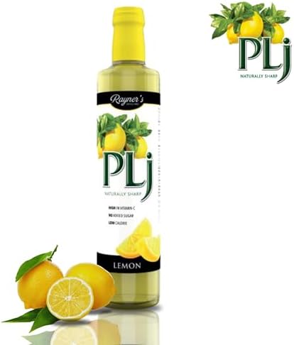 Lemon Juice Rayner's PLj Lemon Extract True Citrus Drink Mix Naturally No Added Sugar and Low Calories Lemon Juice for Drinks and Cocktail-500 ML