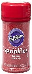 Wilton Sprinkles - Red Sanding Sugar (3.25 oz.)