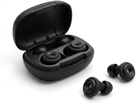 50dB Noise Cancelling Ear Plugs for Sleeping - Reusable High-Fidelity Earplugs for Snoring, Concerts, Travel, Side Sleepers, Silicone Ear Plugs with 10 Comfort Tips