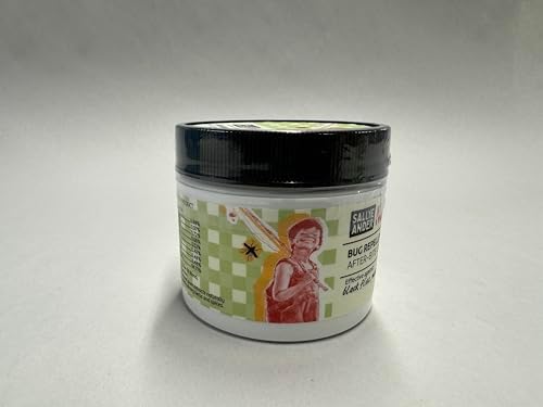 SALLYEANDER No Bite Me Natural Bug & Insect Repellent Lotion - DEET-Free Anti-Itch Cream - Safe for Kids, Infants & Adults - Repels Mosquitoes, Black Flies, Fleas & Ticks - Made in USA, 2oz