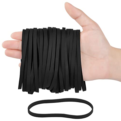 50 Pcs 5mm Thick Elastic Bands, Heavy Duty Stretchable for Home School Office