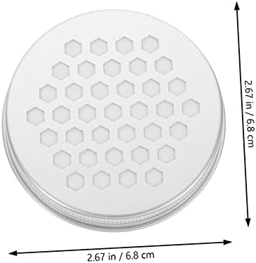 10pcs Hollow Threaded Aluminum Box Home Scent Diffuser Thread Stand Indoor Decor Scent Diffusers for Home Candle Cans Dog Scent Tins Lightweight Aroma Diffuser Metal Sample