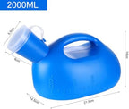 Urinal Bottle Portable Urinals for Men Women Urine Bottle 2000ml Mens Potty Spill Proof Pee Bottle with 68" Long Tube Travel Toilet Incontinence Bottles for Elderly Hospital