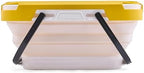 Frabill Collapsible Live Bait Bucket, 6 qt Capacity, Collapses to Same Size as Plano 3700 Stowaway, Comfortable Handles