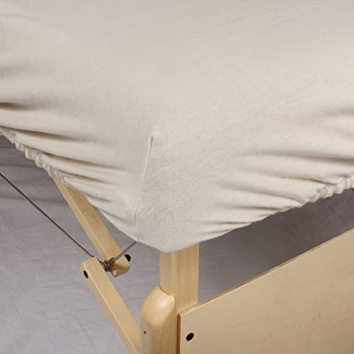 Body Linen Massage Table 100% Organic Cotton Flannel Sheet Sets Made with Gentle, Chemical-Free and Eco-Friendly Organic Cotton - Extra Soft and Cozy - 1 Pack