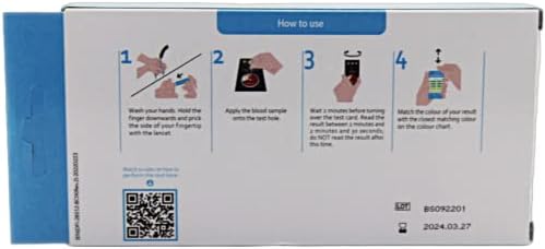 Complete Total Only Cholesterol Test, 2 Tests, Quick, Simple & Easy-to-Use, Clear Easy to Read Results, Detects Cholesterol Levels in Your Blood