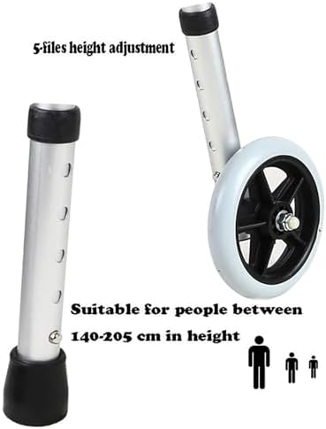 Standard Walkers, Wheeled Walker Aluminium Children's Walker Handicapped Rehabilitation aid for Children with Disabilities