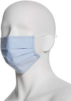 Perry Ellis Standard Reusable Pleated Woven Fabric Face Masks (Pack of 3, Assorted Prints and Colors)