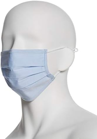 Perry Ellis Standard Reusable Pleated Woven Fabric Face Masks (Pack of 3, Assorted Prints and Colors)