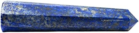 Amazing Gemstone Lapis Lazuli Crystal Towers ~ Natural Healing Crystal Point Obelisk for Reiki Healing and Crystal Grid (3" to 4" INCH)