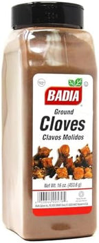 Badia Ground Cloves, 16 oz - Premium Spice for Baking, Cooking & Beverages, Warm Aromatic Flavor