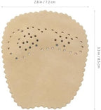 Mobestech Non-Slip High Heels Shoe Cushions 3 Pairs Adhesive Forefoot Ball-of-Foot Pads Thickened Leather Breathable Relief Insoles for Women