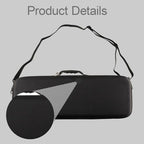 harayaa Case EVA Hard Fishing Rod Reel Storage Bag Shockproof Zipper Portable Tackle Organizer Waterproof Compartmentalized Design Suitable