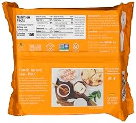 Ines Rosales Seville Orange Sweet Olive Oil Tortas (Pack of 2) (Tortas con Naranja Sevillana) 6.34 Oz (180 g) pack, contains six Fine Mediterranean Crisps (Tortas) individually wrapped