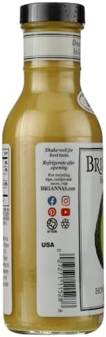 Brianna's Dressing Dijon Honey Mustard 12.0 FO (Pack of 3)