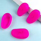 4PCS Pink Silicone Ear Covers for Hair Dye and Showering for Hair Dye Ear Covers for Shower and Coloring Protection