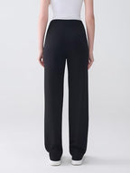 Tall Women’s Wide Straight Leg Lounge Pants, High Waisted Stretch Yoga Workout Pants with Pockets, 30" 32" 34" 36" Inseam