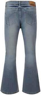 Wbestwind 70s Disco Pants for Men Relaxed Stretch 60s 70sBell Bottom Fit Comfort Flared Retro Leg Denim Vintage Jeans,Flo,TAG XL