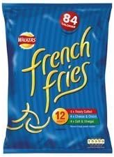 French Fries Walkers Variety Snacks 12 X 19G