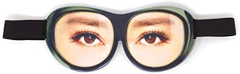 Honbay 3D Funny Eyeshade Soft Sleep Eye Mask with Adjustable Head Strap for Travel, Game, Party, Rest, Sleeping (Woman)