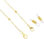 1PC Metal Beads Eyewear Accessories Sunglasses Lanyards Glasses Chain Spectacles Cord(silver)