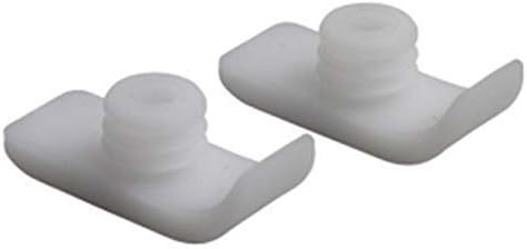 Tulimed - Walker Ski Glides - White - Universal Fit for Most 1" Walkers - Indoor/Outdoor Use - Ski Glides for Safety and Stability 1 Pair (2) White Walker Ski Gliders