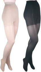 GABRIALLA Graduated Compression Sheer Pantyhose (20-22 mmHg) H-150 2 Pack