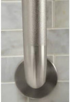 Moen R8742P Bathroom Safety 42-Inch Stainless Steel Bathroom Grab Bar with Textured Grip, Peened