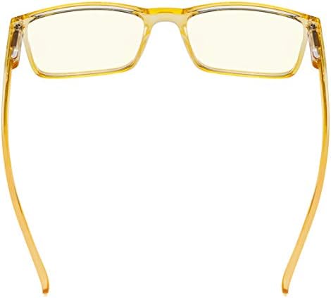 CessBlu Blue Light Filter Glasses for Computer Anti Screen Glare Blocking UV Rays Reading Eyeglasses for Men Women