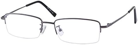 Readers Half Rim Mens Womens Reading Glasses (+0.50 to +6.00 Strengths)