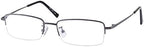 Readers Half Rim Mens Womens Reading Glasses (+0.50 to +6.00 Strengths)