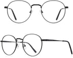 Round Reading Glasses for Women Men Vintage Retro Blue Light Blocking Computer Readers
