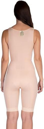 LIPOELASTIC VF Body Variant – Liposuction Compression Garment, Postpartum Belly Binder, Full Body Girdle for Women (Natural, L)