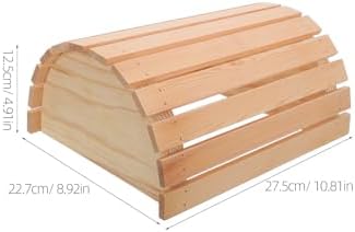 Sauna Light Lamp Shade, Wooden Steam Room Lampshade Cover for Home Decoration, Steam Room Accessories Sauna Supplies Khaki