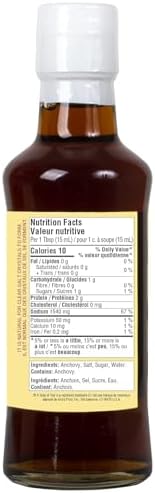 A Taste of Thai Fermented Fish Sauce | All-Purpose Anchovy Sauce Seasoning for Thai Cooking | Ideal for Stir-Fries, Soups, Marinades & Dipping Sauces | Non-GMO, Gluten-Free, Preservative-Free (7 Oz)