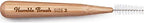 The Humble Co. Red Bamboo Interdental Brush, Size 2, Pack of 1