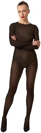 Wolford Velvet Net Illusion Tights For Women