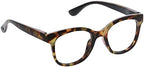 Peepers by PeeperSpecs Women's Grandview Soft Square Blue Light Blocking Reading Glasses