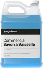 Amazon Basics Commercial Liquid Dish Soap, 1 Gallon, Pack of 2