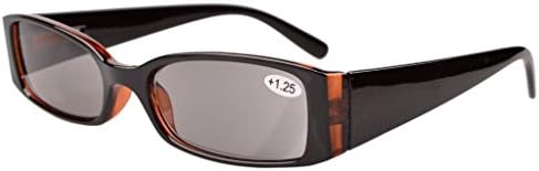 Eyekepper 5 Pairs Reading Sunglasses for Women Reading under the Sun Tinted Reader Eyeglasses
